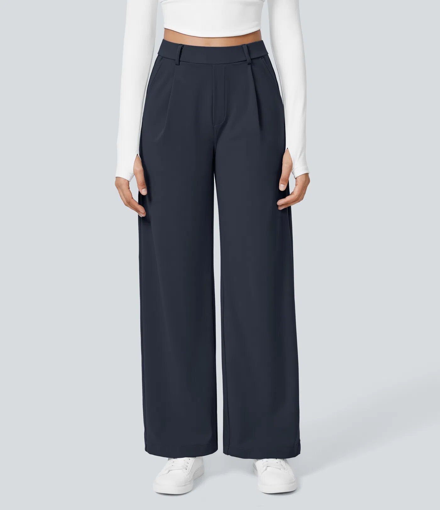 Slim Fit Straight-Leg Pants