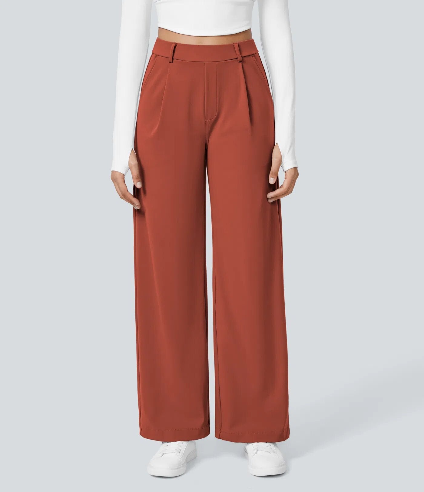 Slim Fit Straight-Leg Pants
