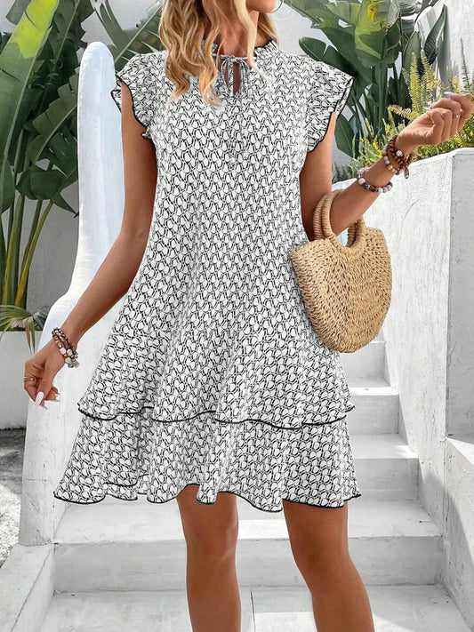 Krest | Elegant Floral Print Dress