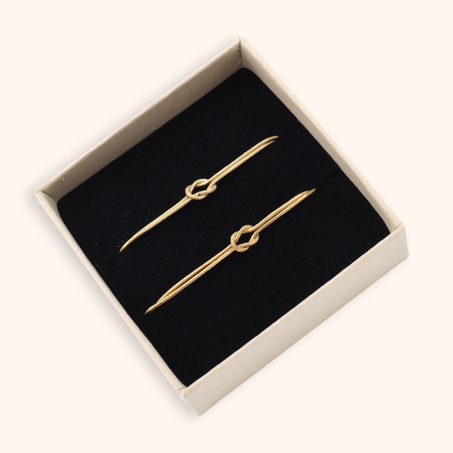 Bracelet Set with Connected Knot