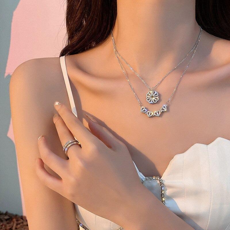 Clover Necklace – Embrace Luck, Love, and Trust