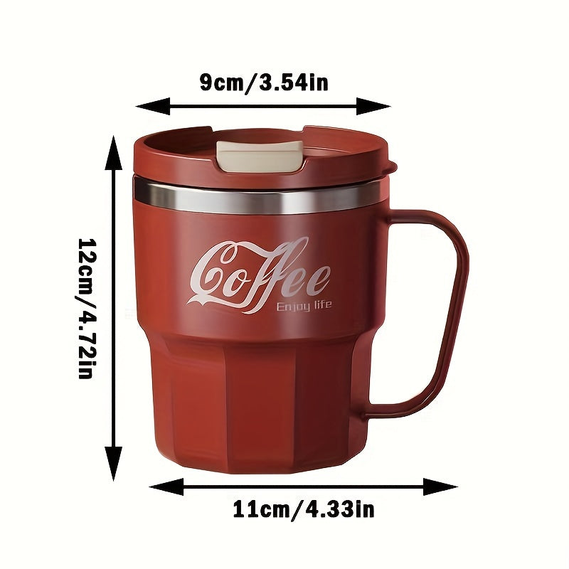 Double-Wall Coffee Mug with Lid