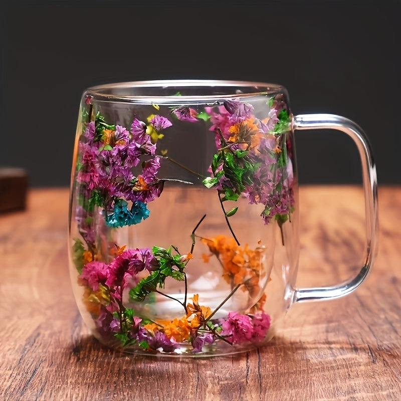 Aesthetic Dried Flower Mug