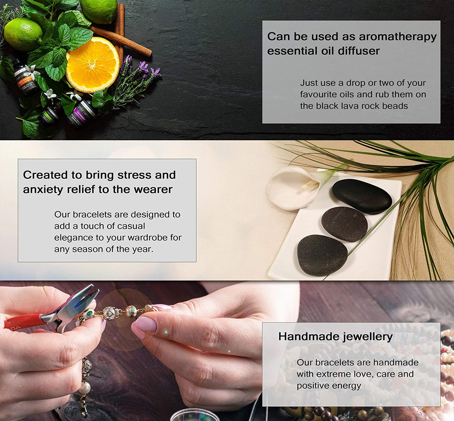 Authentic Crystal Chakra Healing Bracelet