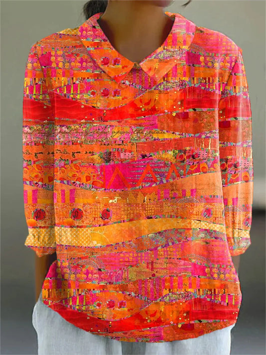 Vintage Colorful Blouse