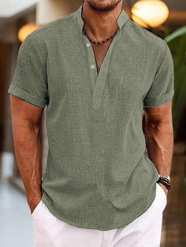 Silas Men’s Linen Summer Shirt