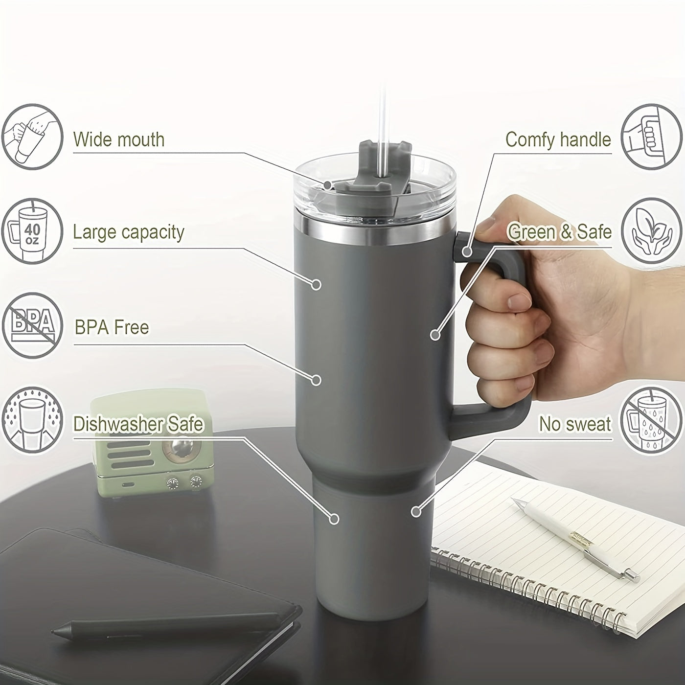 Insulated Stainless Steel Tumbler