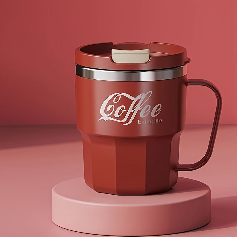 Double-Wall Coffee Mug with Lid