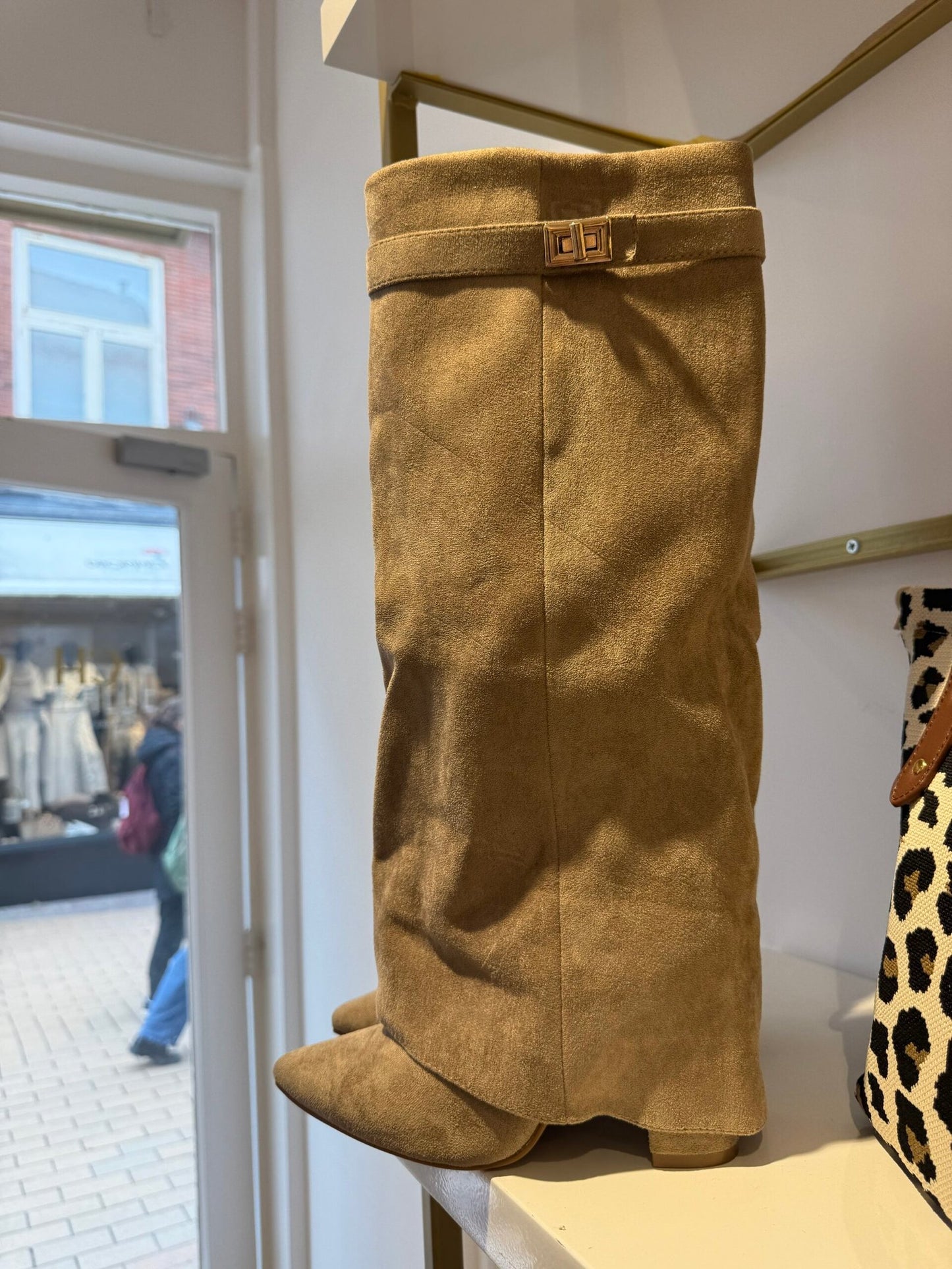Leila Beige Boots