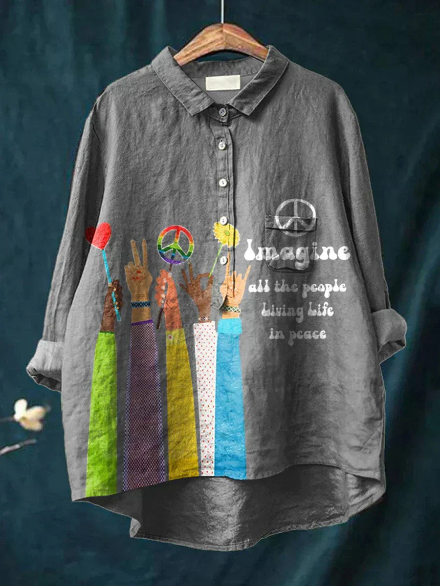 Peace Hippie Art T-Shirt