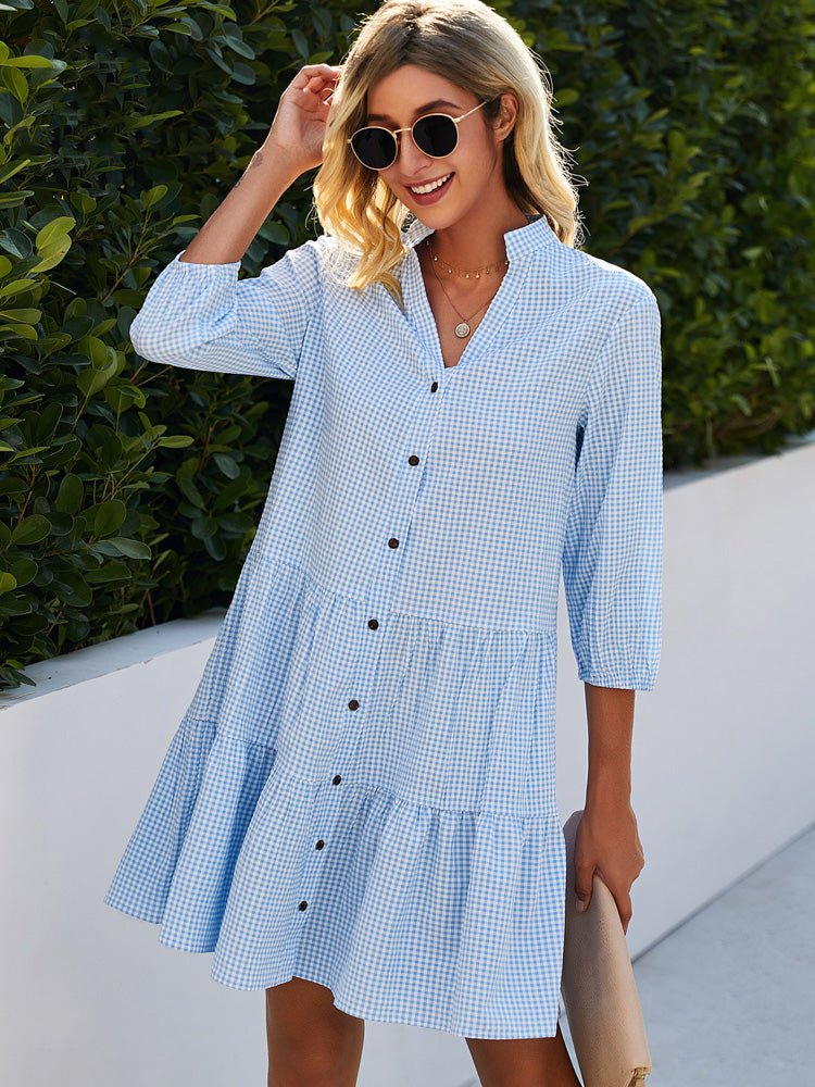 Shanna | Elegant Midi Dress with Flowing Design
