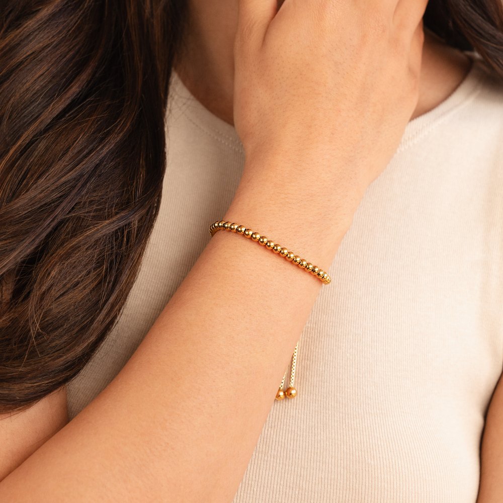 Beaded Golden Bracelet